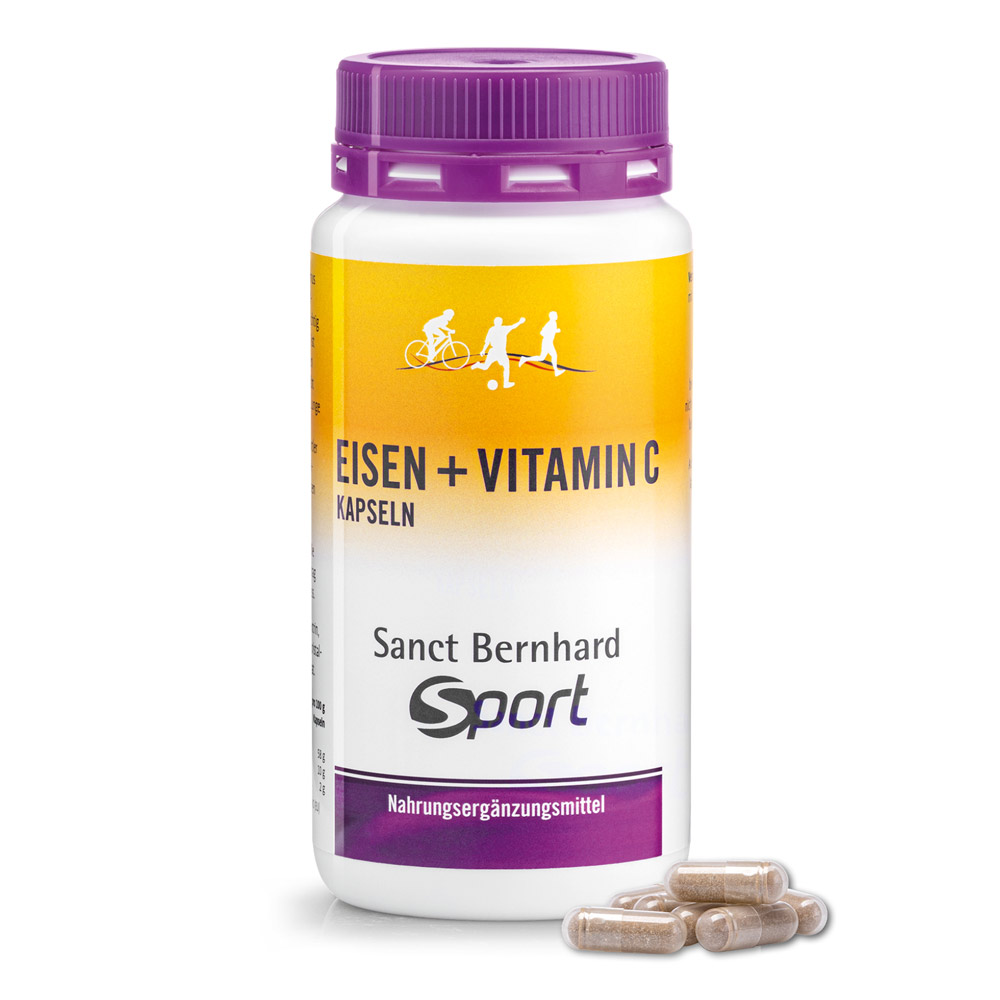 Iron-Vitamin C Capsules | Sanct Bernhard Sport | Online Shop.