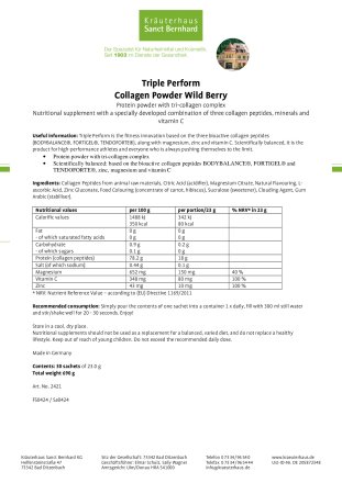 Triple Perform Grapefruit - 30 sachets with 26 g each