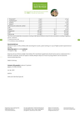 Protein XXL 92 Strawberry-Vanilla: 450 g
