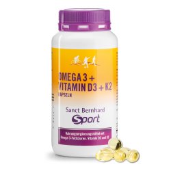 Omega-3+Vitamin-D3+K2 Capsules 120 capsules for 2 months