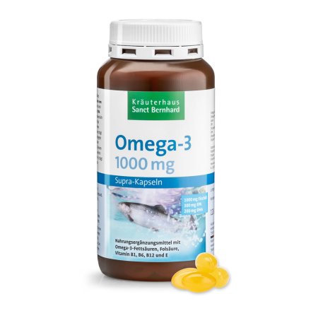 Omega-3 Supra-1000mg Capsules 120 capsules for 2 months