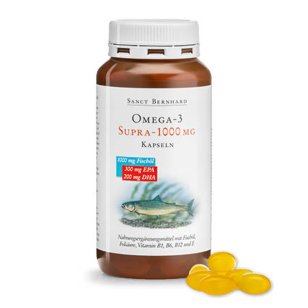 Omega-3 Supra-1000mg Capsules 120 capsules for 2 months